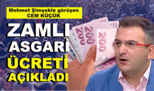 Cem Küçük Zamlı Asgari Ücreti Açıkladı