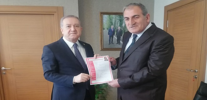 MHP’den Erzurum Çat İlçe Belediye başkan aday adaylık baş vurusunu yaptı