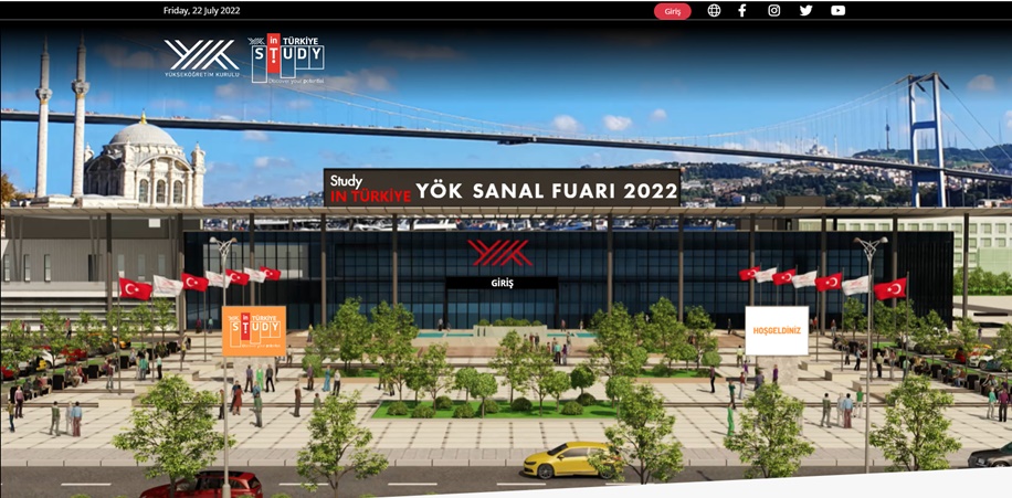 Study in Türkiye YÖK Sanal Fuarı 2022 Tamamlandı
